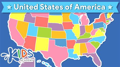 Us Regional Map For Kids