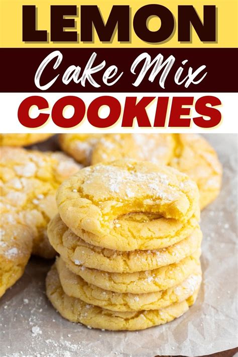 Lemon Cake Mix Cookies - Insanely Good