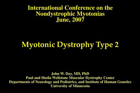 PPT - Myotonic Dystrophy Type 2 PowerPoint Presentation, free download - ID:281770