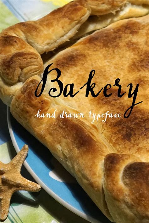 Bakery Font #66119 - TemplateMonster | Bakery, Fonts, Food