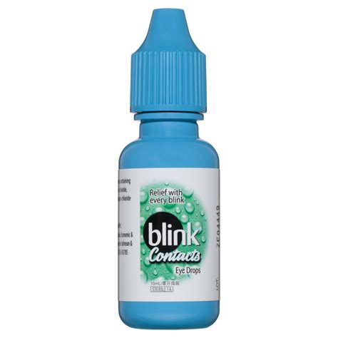 Blink Contacts Eye Drops 10mL | Amals Discount Chemist