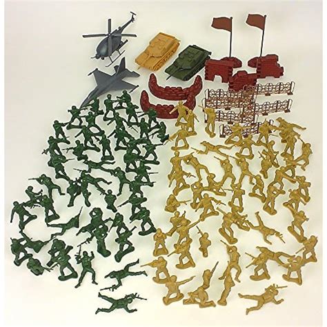 Playsets Elite Force Battle Group Army Men Bucket - 100 Piece Military ...