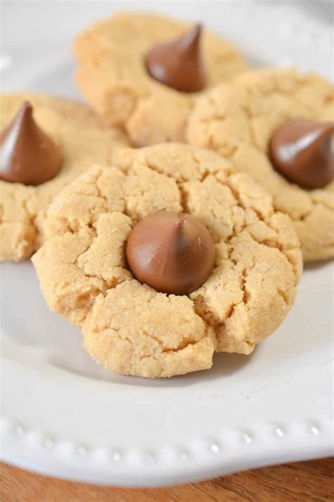 Peanut Butter Hershey Kiss Cookies - Sweet Pea's Kitchen