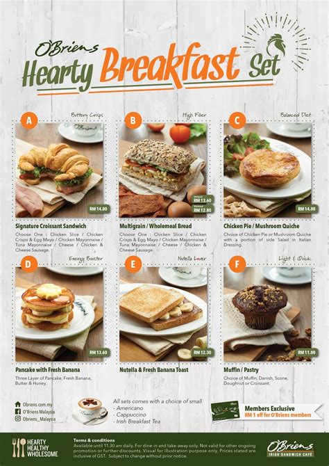 O'Briens Hearty... - O'Briens Irish Sandwich Cafe Malaysia