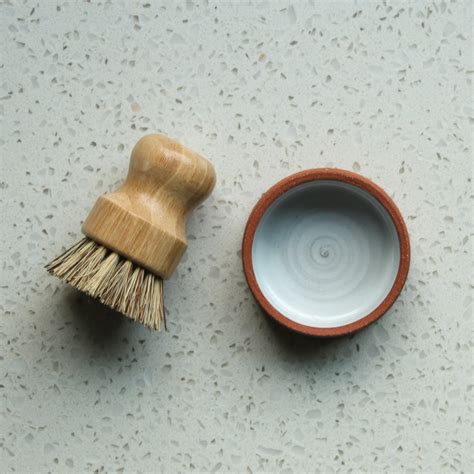 Dish Scrubbing Brush & Holder • The Farmhouse Project