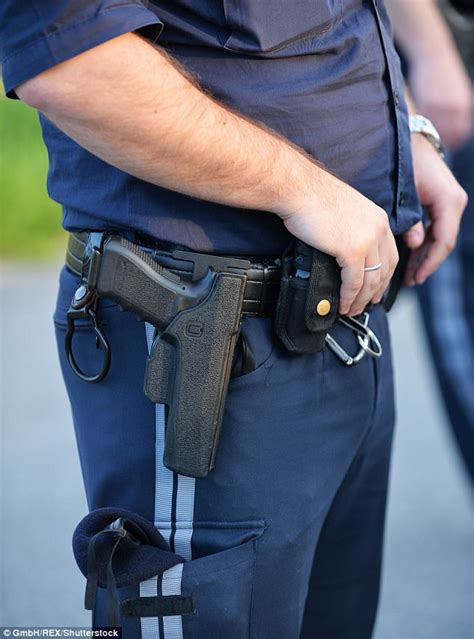 New Victoria police semi-automatic gun holsters replaced | Daily Mail Online