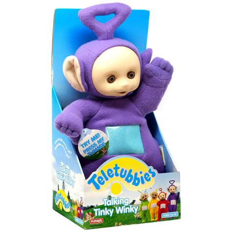 Teletubbies Tinky-Winky Talking Plush [1998 Original Version] - Walmart.com - Walmart.com