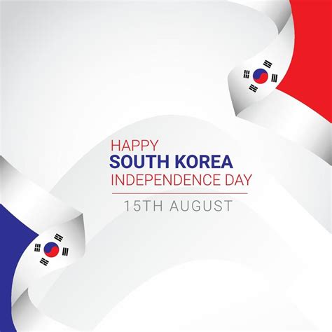 South Korea flag banner template 3041776 Vector Art at Vecteezy