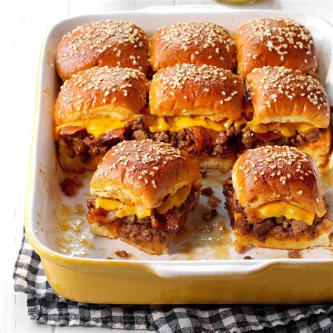 Bacon Cheeseburger Slider Bake | Recipe Cart