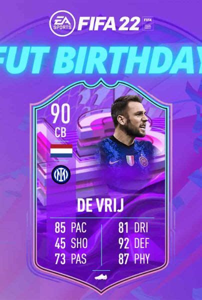 FIFA22: Cómo completar FIFA 22 Stefan de Vrij FUT Birthday SBC | ESPORTERS Greatest hits