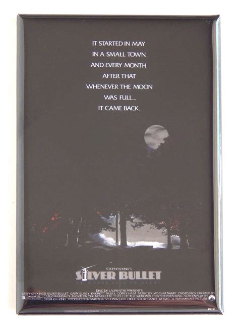 Silver Bullet Movie Poster Fridge Magnet - Etsy