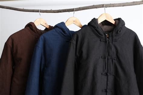 Hooded Casual Cotton Chinese Jacket - Hanfumodern