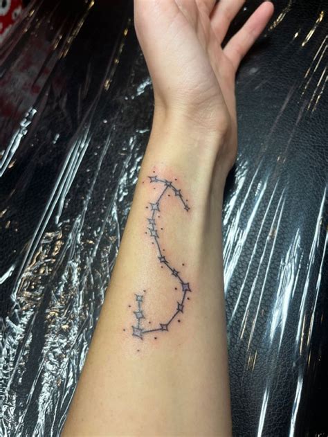 Scorpio Constellation Tattoo