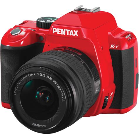 Pentax K-r Digital SLR Camera with 18-55mm Zoom Lens (Red) 14734