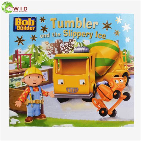 Bob The Builder Book - Bob the builder,tumbler, skating, ice, slippery ice