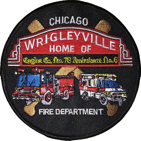 Download Chicago Fire Department Unit Patch - Wrigleyville - Full Size PNG Image - PNGkit