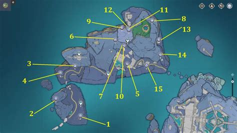 All 15 Key Sigil Locations in The Narrows | Genshin Impact 2.4 ...