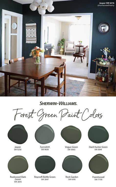 Bold and beautiful, a rich hue like forest green pairs beautifully with ...