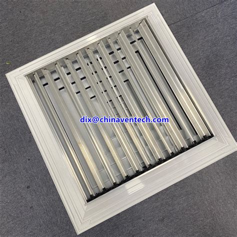 Hvac ceiling grilles square neck size 4 way supply air diffuser with ...