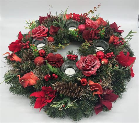 Traditional German Advent Wreath - Count the Sundays before Christmas ...