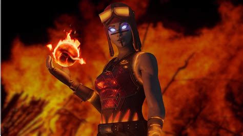 3840x2160 Resolution Renegade Flame Blaze Fortnite Art 4K Wallpaper ...