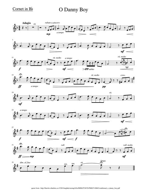 O Danny Boy sheet music for Piano download free in PDF or MIDI