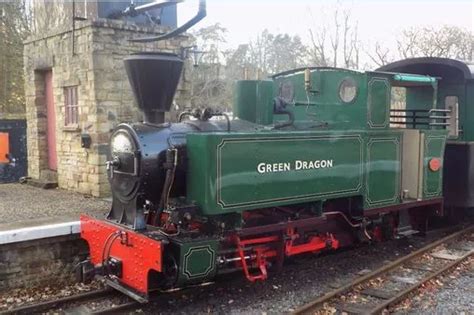 The eco friendly steam locomotive living up to its name Green Dragon ...