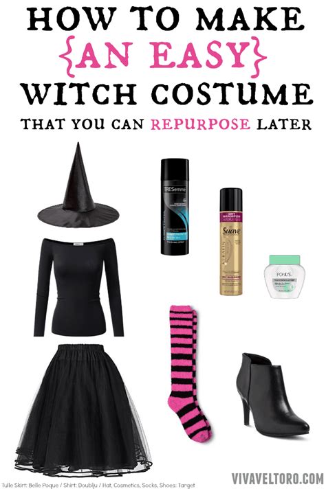 Easy Witch Costume That You Can Repurpose Later! - Viva Veltoro