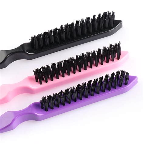 Smooth Pro Hairdressing Teasing Brushes Back Bristle Comb Durabl Hair ...