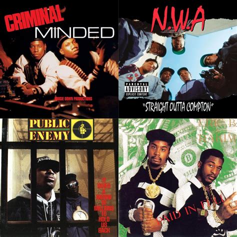 80s Hip Hop Album Covers