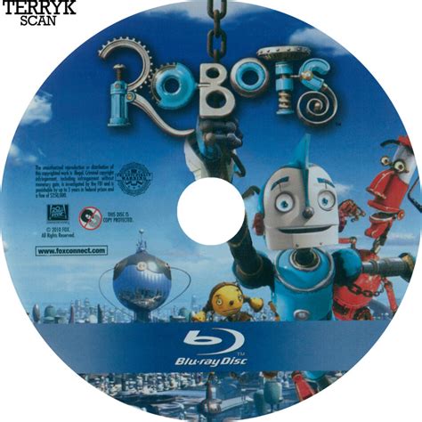 Robots Blu-Ray DVD Label (2005)