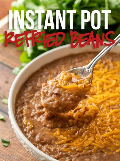 Instant Pot Refried Beans Recipe - I Wash You Dry