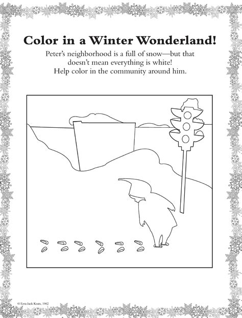 The Snowy Day Printables