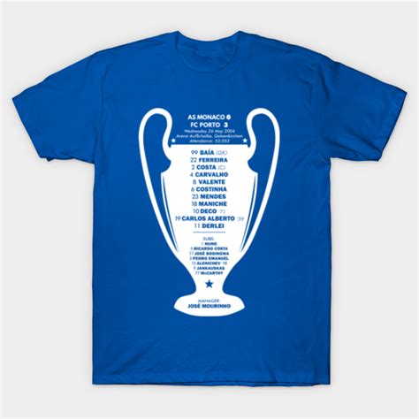 FC Porto - 2004 Champions League Winners - Porto - T-Shirt | TeePublic