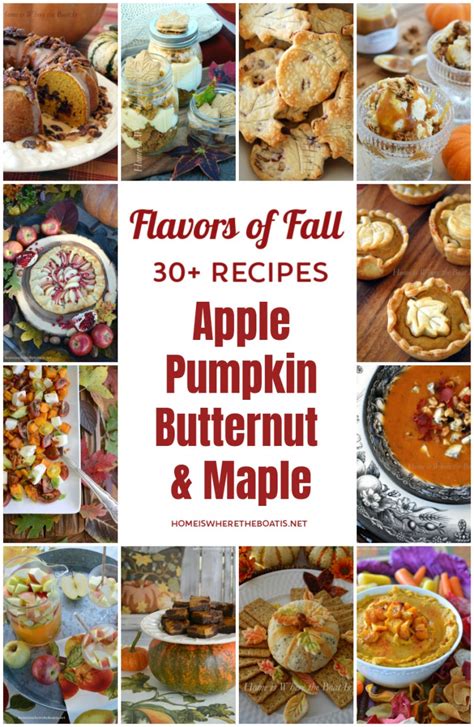 A Harvest of Fall Recipes & Flavors: Apple, Pumpkin, Butternut, Caramel ...