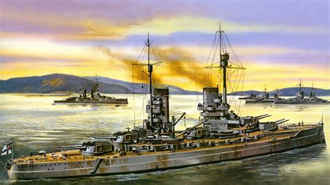 German Navy Battleship - First World War Battleships (#1026497) - HD Wallpaper & Backgrounds ...