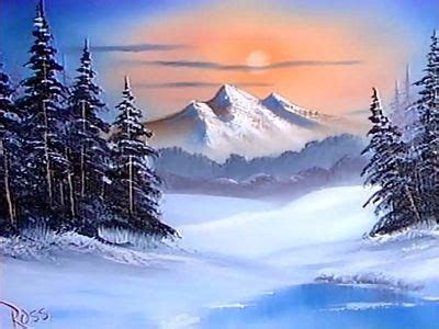 1986 Bob Ross Winter painting | Bob ross art, Bob ross paintings, Bob ross