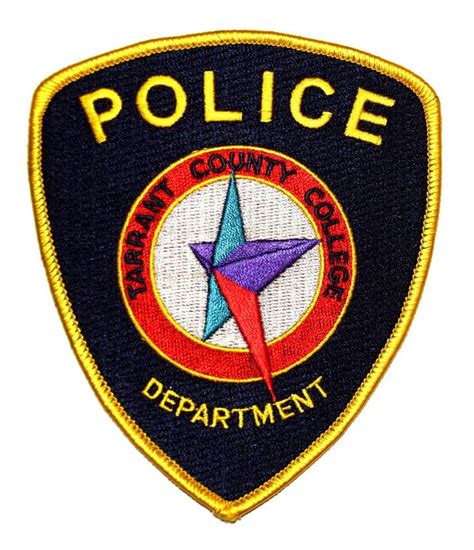 TARRANT COUNTY COLLEGE TEXAS TX Police Sheriff Patch UNIVERSITY CAMPUS ...