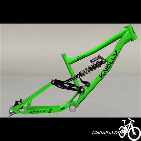 bike frame knolly podium 3d model