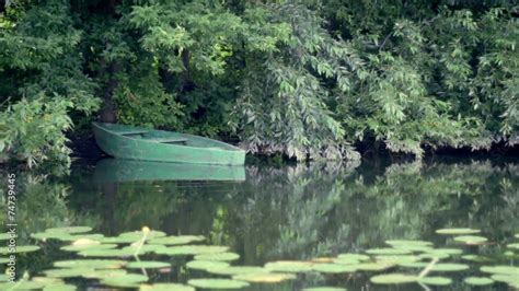 green boat Stock Video | Adobe Stock