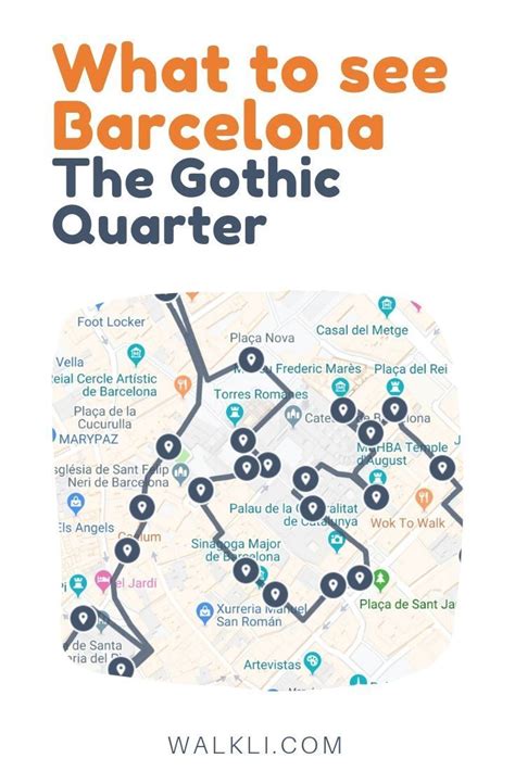 What to see in Barcelona - Gothic Quarter - Free Travel Map | A self-guided walking tour map for ...