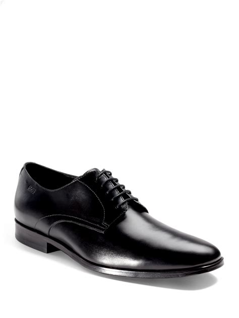 Hugo Boss Mitano Plaintoe Oxford Dress Shoes in Black for Men | Lyst