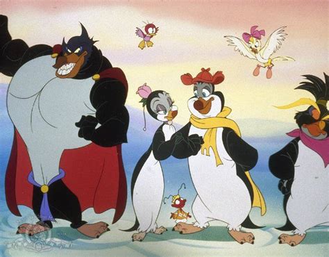 Characters from The Pebble and the Penguin (1995) Disneyserier, Tecknade Serier, Idéer, Konst ...