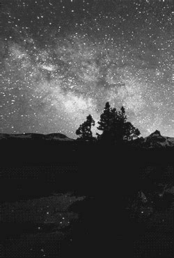 gif love art Black and White anime beautiful sky b&w night edit space galaxy stars starry ...