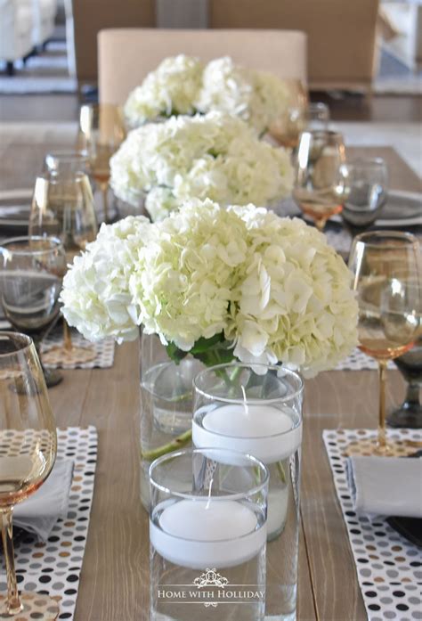 Easy and Elegant Inexpensive Centerpiece - Home with Holliday