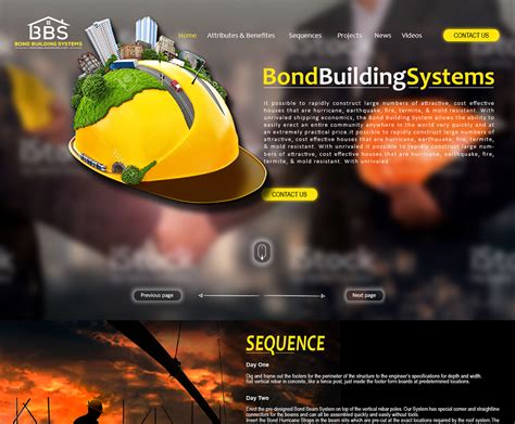 Bond Building Systems (upcoming project) on Behance