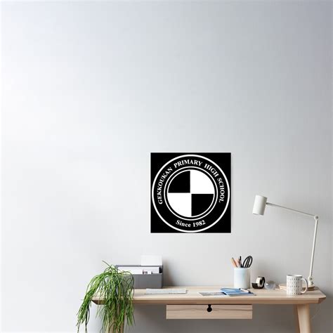 "Gekkoukan Primary High School Logo" Poster for Sale by TheOGShyGuy | Redbubble