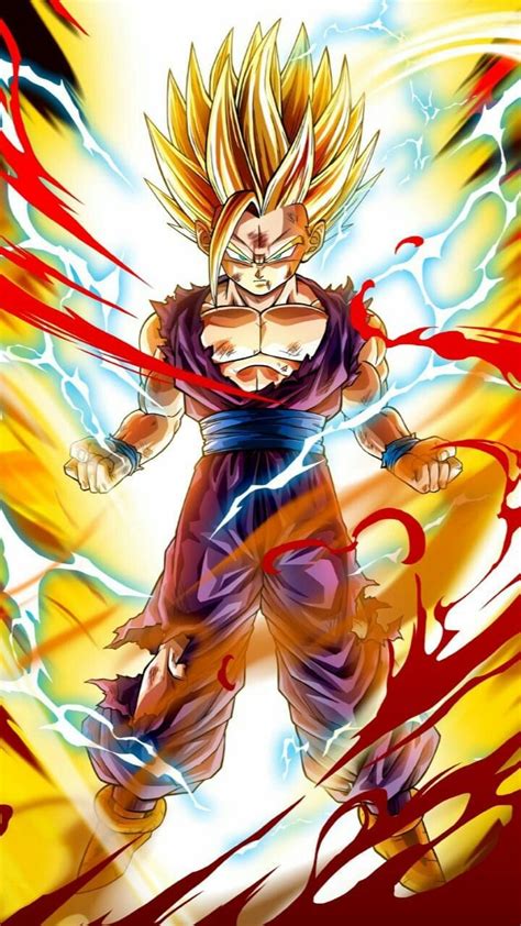 Gohan ssj2 | Dragon ball gt, Personajes de dragon ball, Personajes de goku