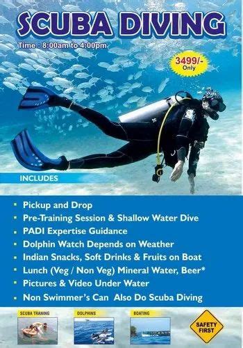 Scuba Dive In Goa at Rs 1999/person in Candolim | ID: 22017312662