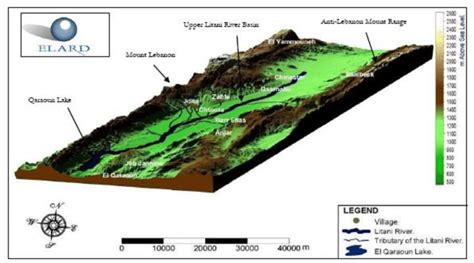 The Upper Litani River Basin. | Download Scientific Diagram